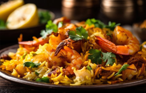 Flames Ballingry King Prawn Biryani